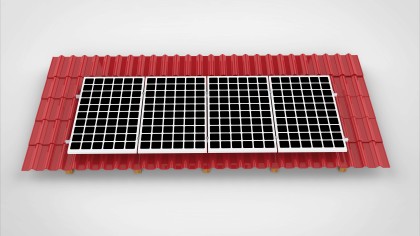 Roman Tile Roof Solar Mount